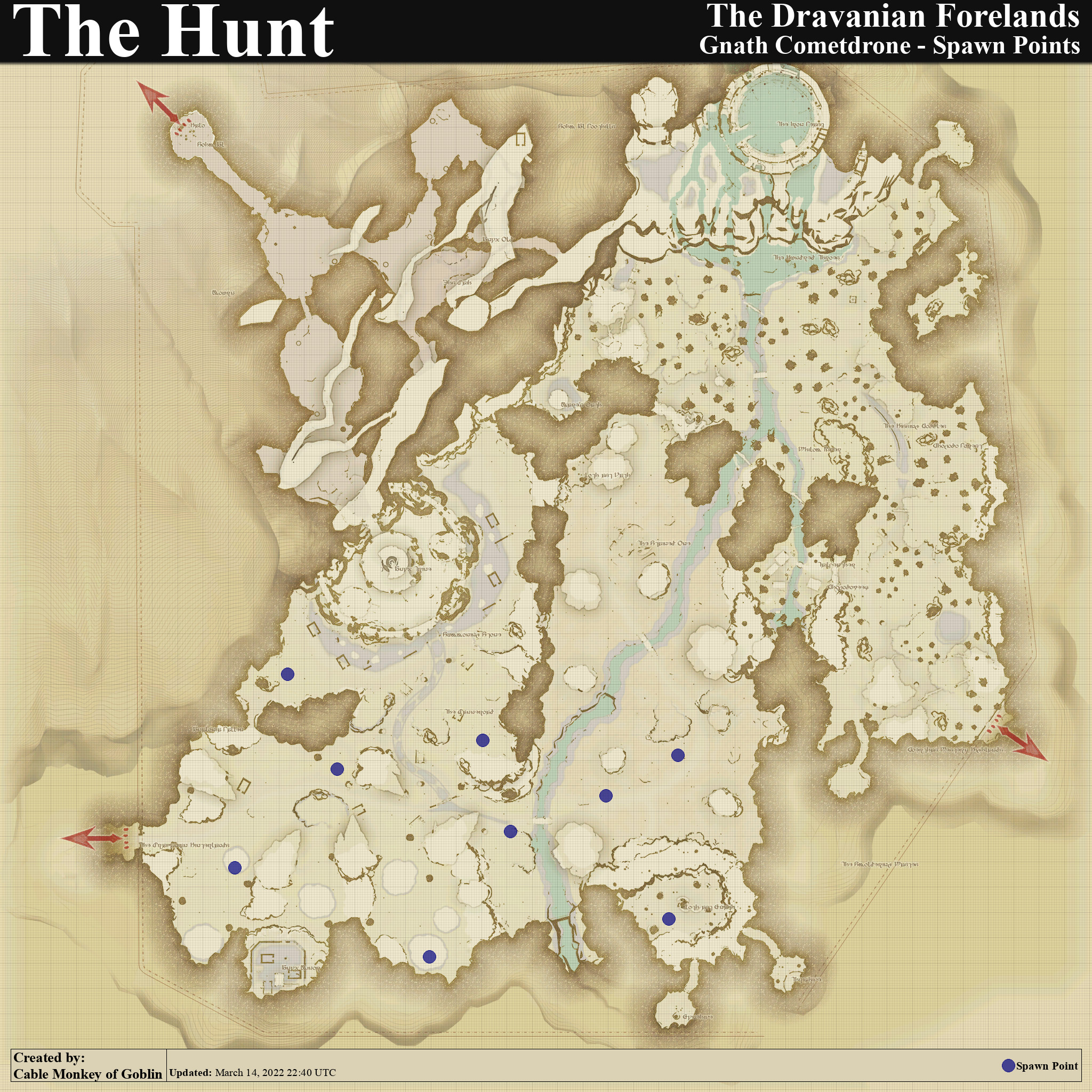 Cable Monkey's Hunt Maps